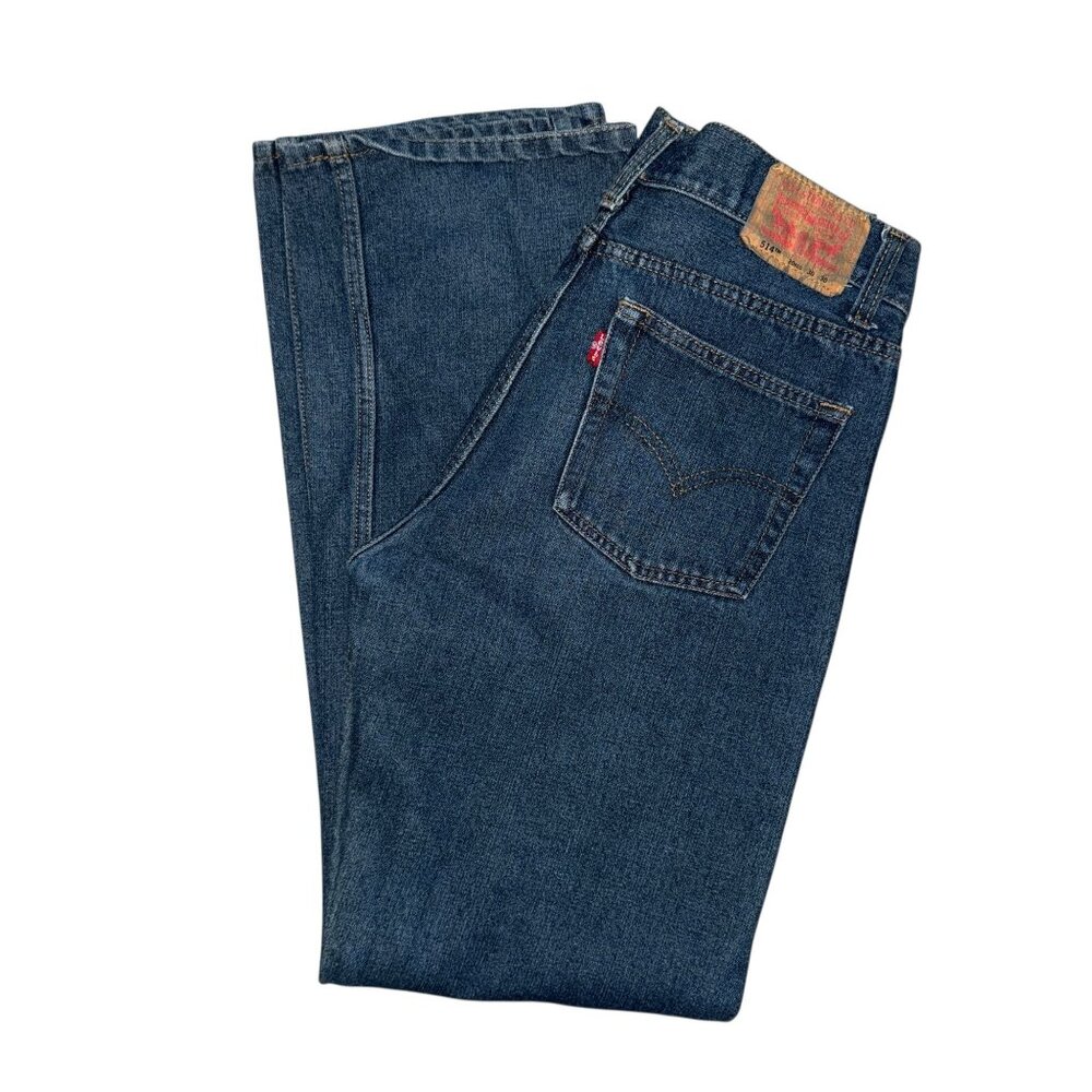 Levis 514 Slim Straight Leg Jeans Big Boys 20 Reg 30 30 Medium Wash Pockets
